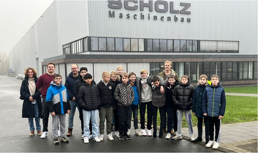 Kreuzschüler bei Scholz